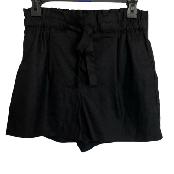 Express Pants - Express Shortie Linen Blend Shorts